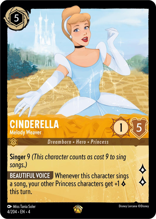 Image for Cinderella - Melody Weaver (4/204) (Ursula's Return) - Disney Lorcana