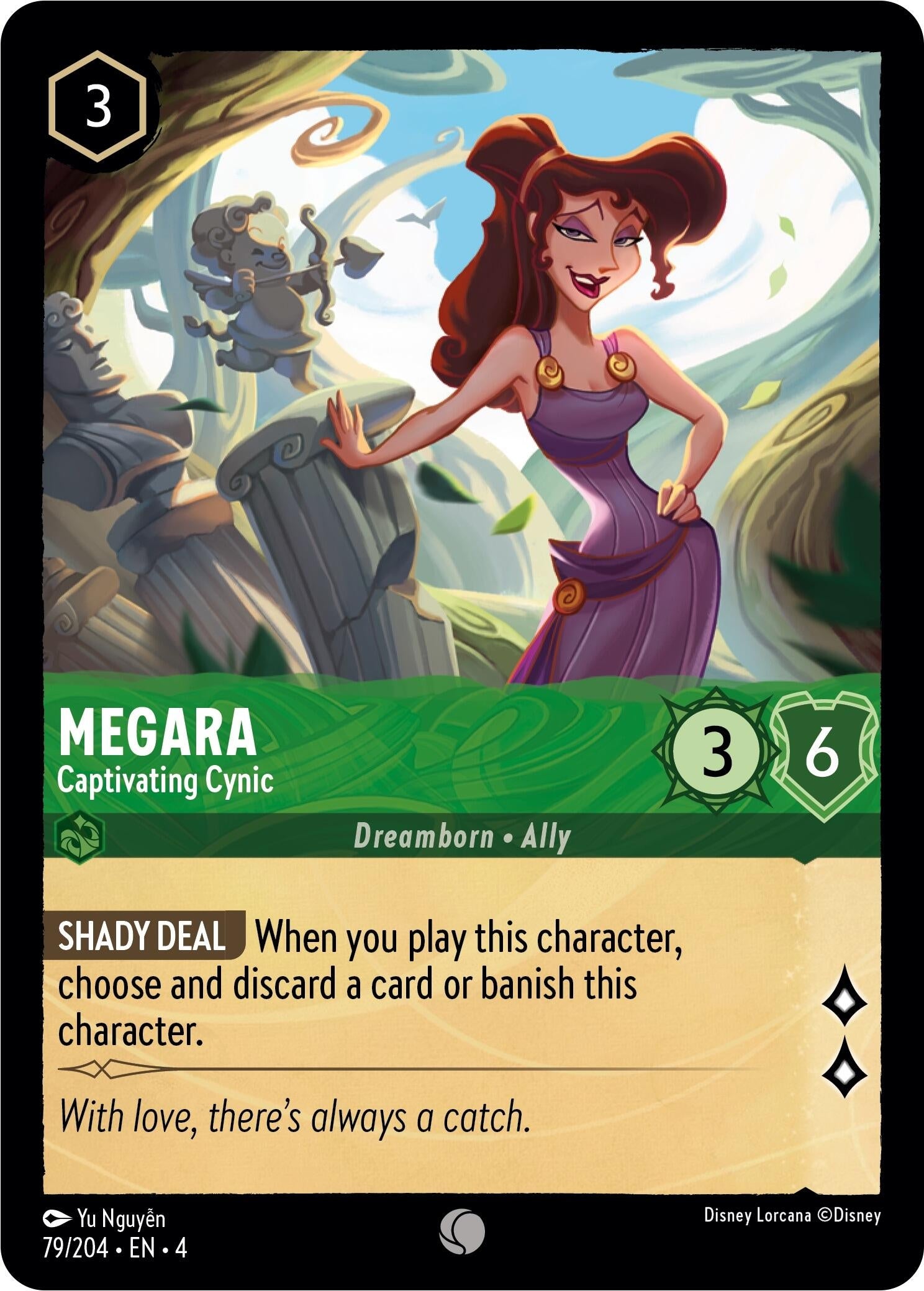 Image for Megara - Captivating Cynic (79/204) (Ursula's Return) - Disney Lorcana