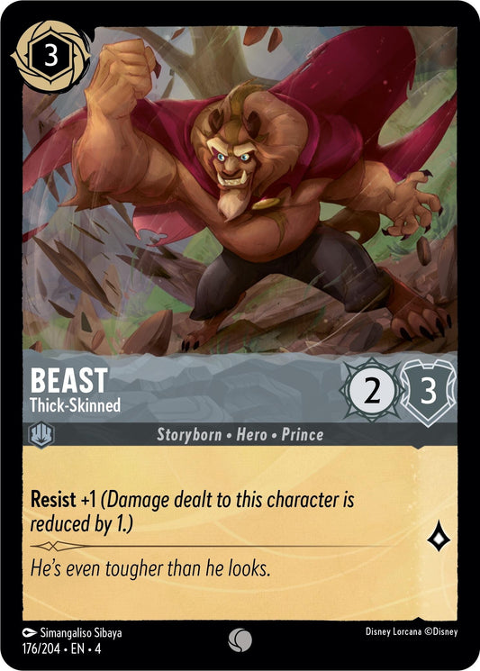 Image for Beast - Thick-Skinned (176/204) (Ursula's Return) - Disney Lorcana