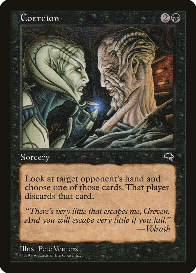 Image for Coercion (113) (Tempest) - Magic: The Gathering