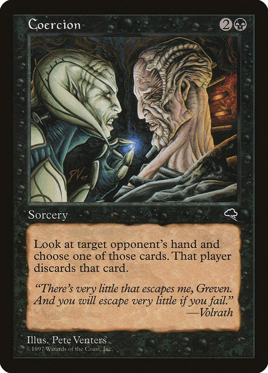 Image for Coercion (113) (Tempest) - Magic: The Gathering