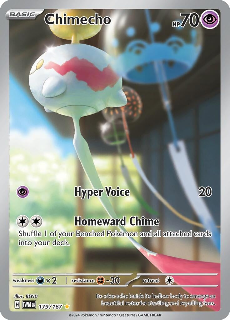 Image for Chimecho (179/167) (SV06: Twilight Masquerade) - Pokemon