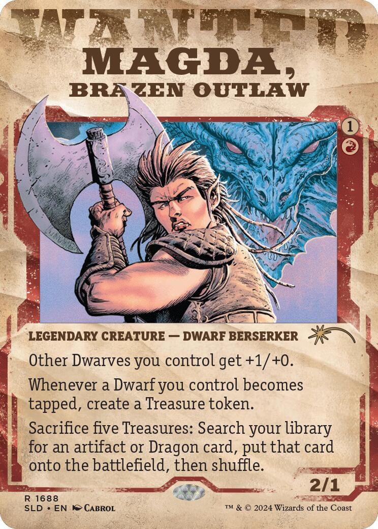 Image for Magda, Brazen Outlaw (1688) (Secret Lair Drop Series) - Magic: The Gathering