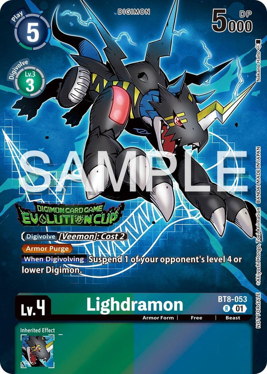 Image for Lighdramon - BT8-053 (2024 Evolution Cup) (BT8-053 R) (New Awakening) - Digimon Card Game