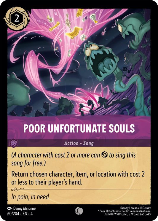 Image for Poor Unfortunate Souls (60/204) (Ursula's Return) - Disney Lorcana