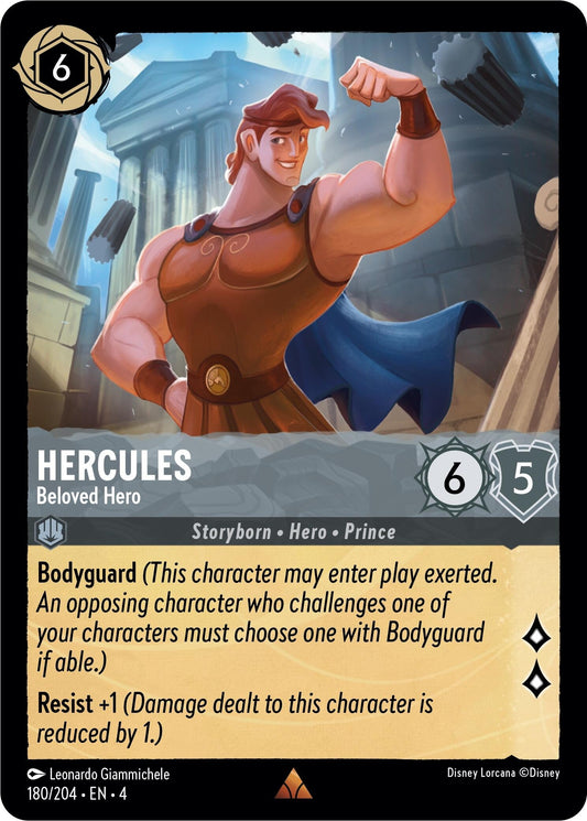 Image for Hercules - Beloved Hero (180/204) (Ursula's Return) - Disney Lorcana