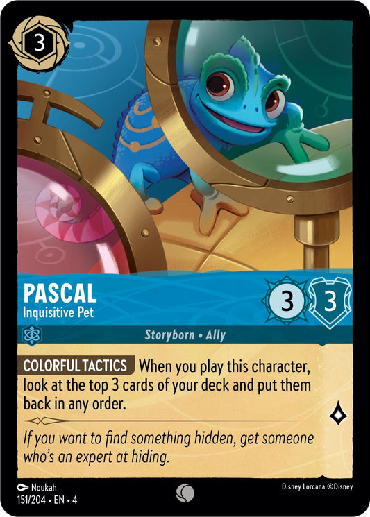 Image for Pascal - Inquisitive Pet (151/204) (Ursula's Return) - Disney Lorcana
