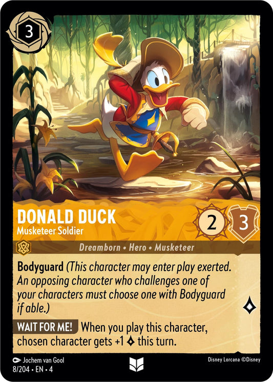 Image for Donald Duck - Musketeer Soldier (8/204) (Ursula's Return) - Disney Lorcana