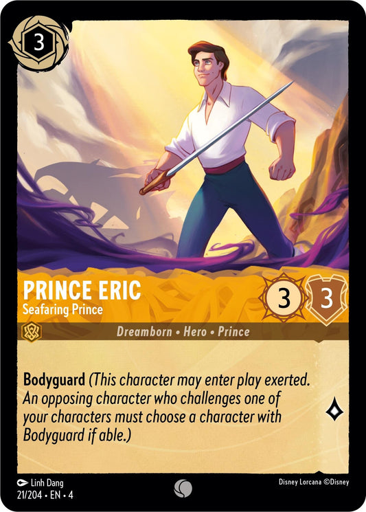 Image for Prince Eric - Seafaring Prince (21/204) (Ursula's Return) - Disney Lorcana