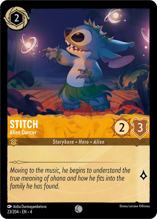 Image for Stitch - Alien Dancer (23/204) (Ursula's Return) - Disney Lorcana