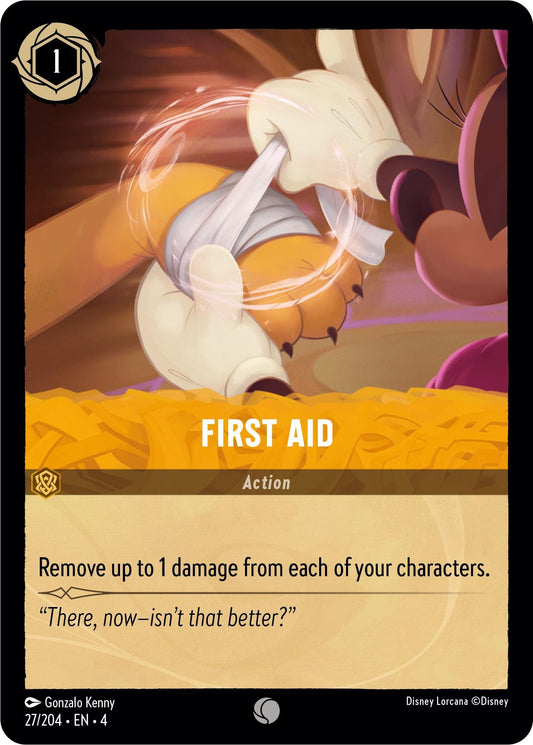 Image for First Aid (27/204) (Ursula's Return) - Disney Lorcana
