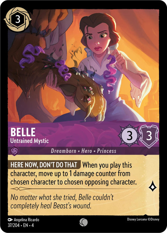 Image for Belle - Untrained Mystic (37/204) (Ursula's Return) - Disney Lorcana