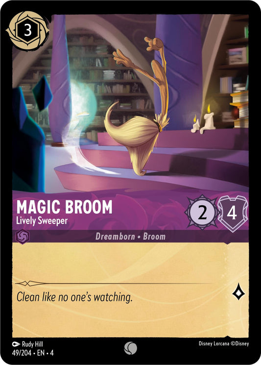 Image for Magic Broom - Lively Sweeper (49/204) (Ursula's Return) - Disney Lorcana