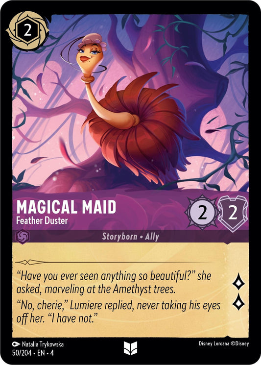 Image for Magical Maid - Feather Duster (50/204) (Ursula's Return) - Disney Lorcana