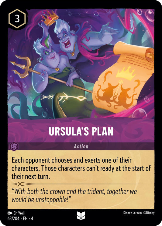 Image for Ursula's Plan (63/204) (Ursula's Return) - Disney Lorcana