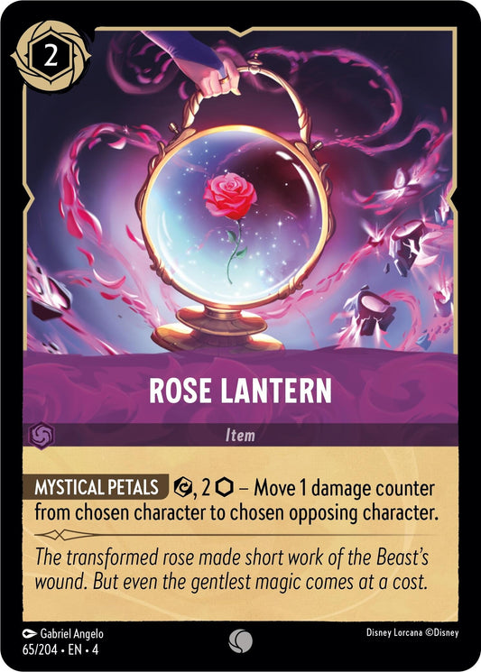 Image for Rose Lantern (65/204) (Ursula's Return) - Disney Lorcana