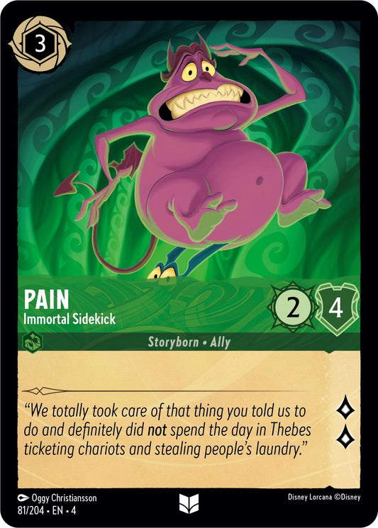 Image for Pain - Immortal Sidekick (81/204) (Ursula's Return) - Disney Lorcana