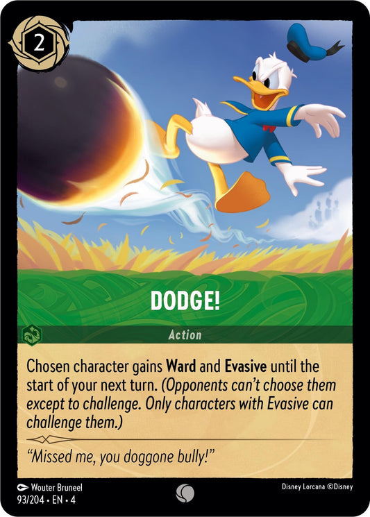Image for Dodge! (93/204) (Ursula's Return) - Disney Lorcana
