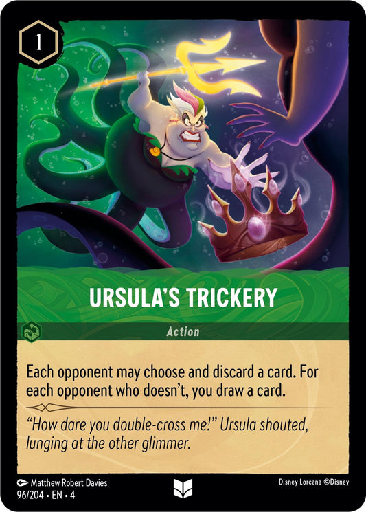 Image for Ursula's Trickery (96/204) (Ursula's Return) - Disney Lorcana