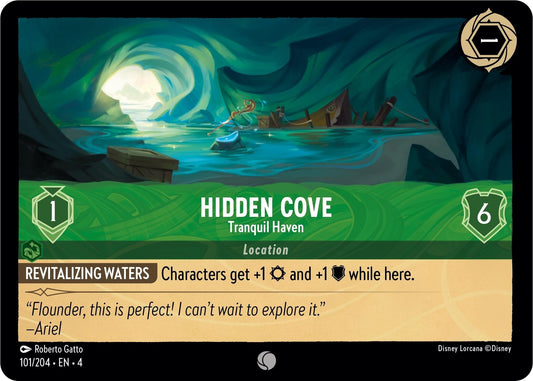 Image for Hidden Cove - Tranquil Haven (101/204) (Ursula's Return) - Disney Lorcana