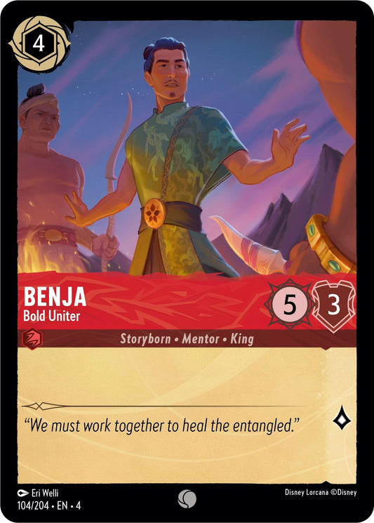 Image for Benja - Bold Uniter (104/204) (Ursula's Return) - Disney Lorcana