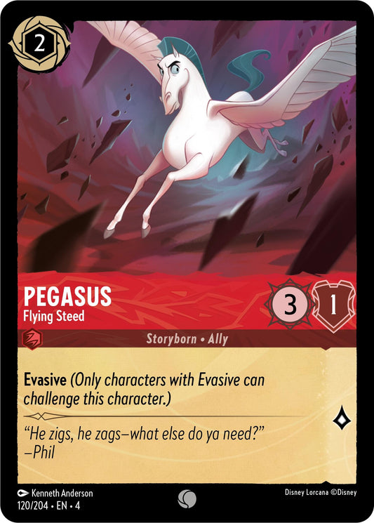Image for Pegasus - Flying Steed (120/204) (Ursula's Return) - Disney Lorcana