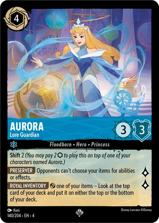 Image for Aurora - Lore Guardian (140/204) (Ursula's Return) - Disney Lorcana