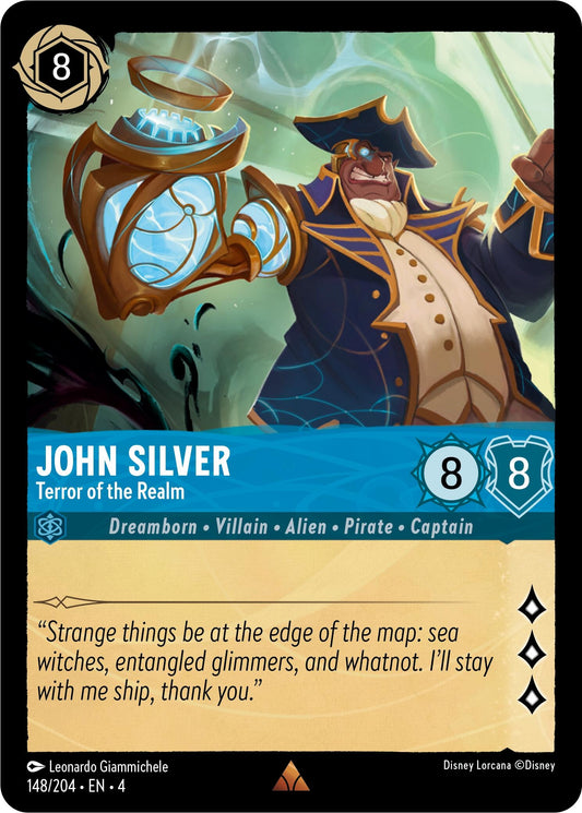 Image for John Silver - Terror of the Realm (148/204) (Ursula's Return) - Disney Lorcana