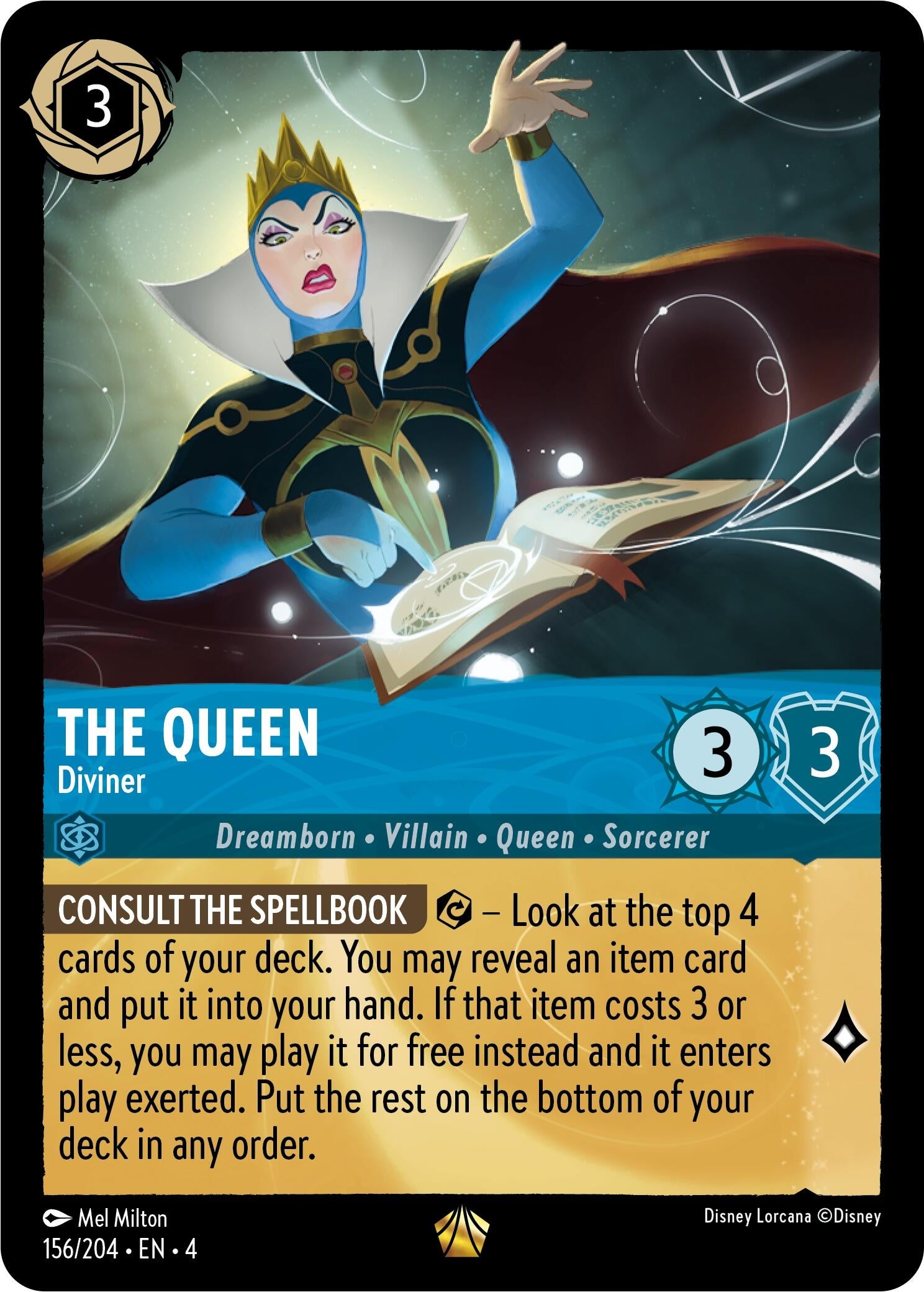 Image for The Queen - Diviner (156/204) (Ursula's Return) - Disney Lorcana