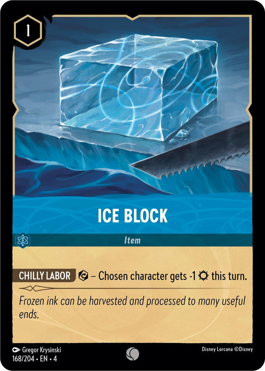 Image for Ice Block (168/204) (Ursula's Return) - Disney Lorcana