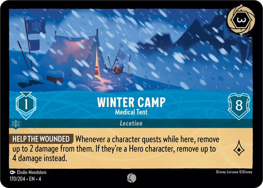 Image for Winter Camp - Medical Tent (170/204) (Ursula's Return) - Disney Lorcana