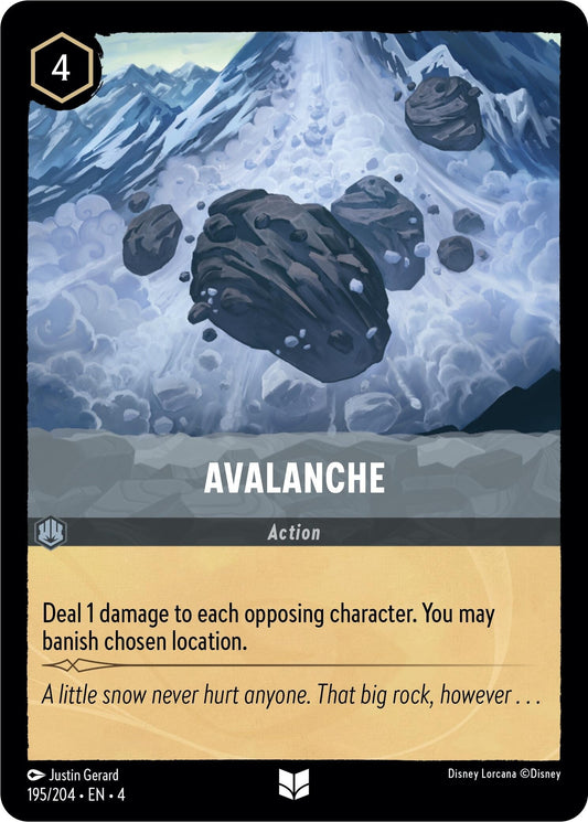 Image for Avalanche (195/204) (Ursula's Return) - Disney Lorcana