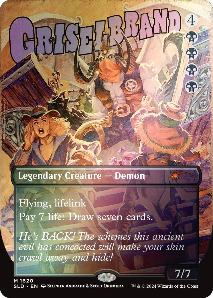 Image for Griselbrand (1620) (Rainbow Foil) (1620) (Secret Lair Drop Series) - Magic: The Gathering