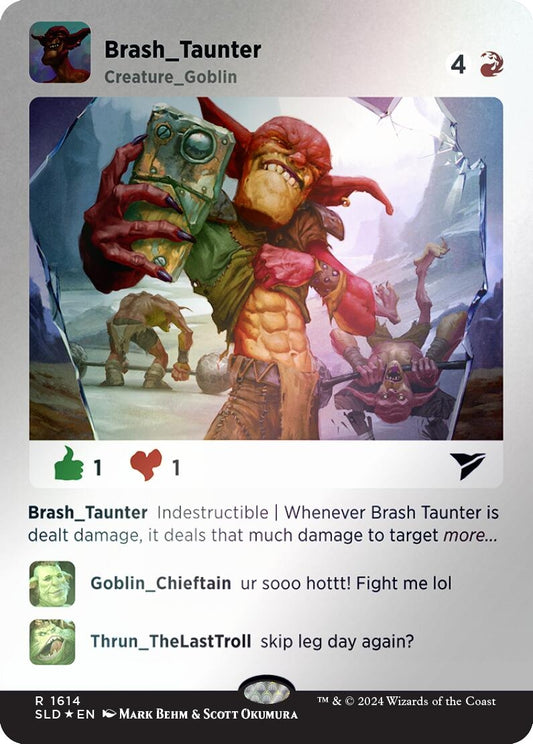 Image for Brash Taunter (Rainbow Foil) (1614) (Secret Lair Drop Series) - Magic: The Gathering