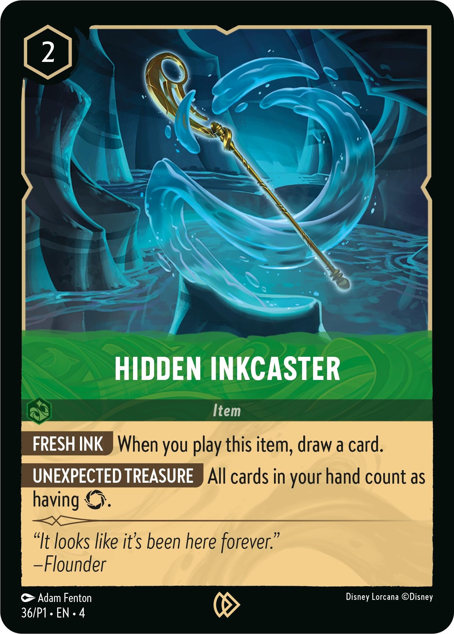Image for Hidden Inkcaster (36) (Disney Lorcana Promo Cards) - Disney Lorcana