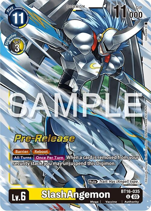 Image for SlashAngemon (BT16-035 U) (Beginning Observer Pre-Release Cards) - Digimon Card Game