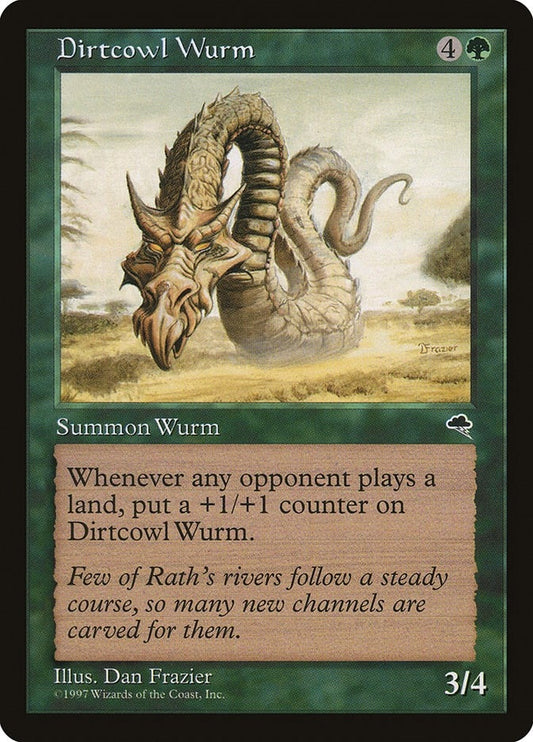 Image for Dirtcowl Wurm (221) (Tempest) - Magic: The Gathering