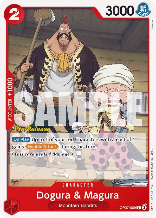 Image for Dogura & Magura (OP07-009) (500 Years in the Future Pre-Release Cards) - One Piece Card Game
