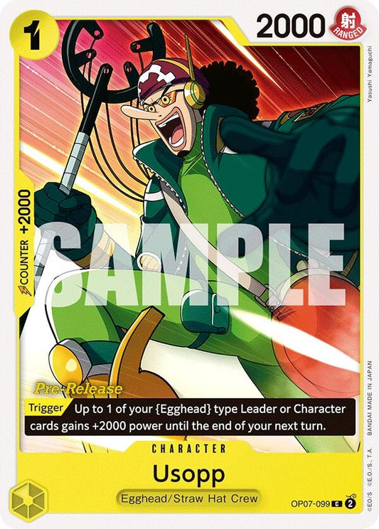 Image for Usopp (OP07-099) (500 Years in the Future Pre-Release Cards) - One Piece Card Game