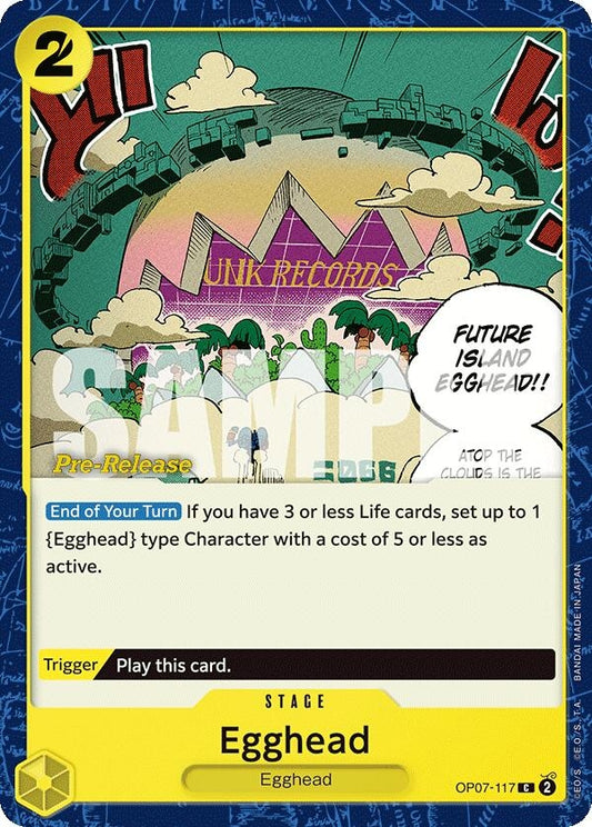 Image for Egghead (OP07-117) (500 Years in the Future Pre-Release Cards) - One Piece Card Game