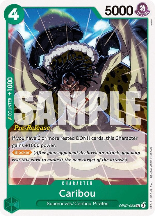 Image for Caribou (OP07-023) (500 Years in the Future Pre-Release Cards) - One Piece Card Game