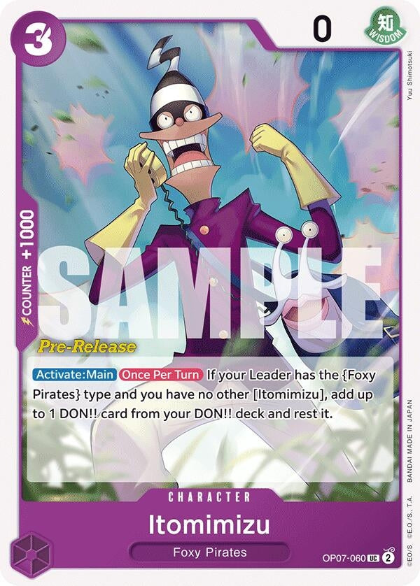 Image for Itomimizu (OP07-060) (500 Years in the Future Pre-Release Cards) - One Piece Card Game