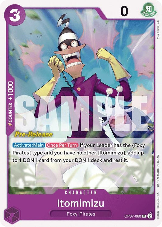 Image for Itomimizu (OP07-060) (500 Years in the Future Pre-Release Cards) - One Piece Card Game