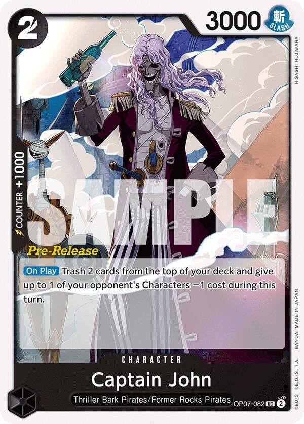 Image for Captain John (OP07-082) (500 Years in the Future Pre-Release Cards) - One Piece Card Game