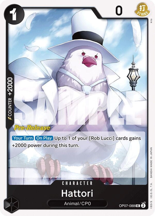 Image for Hattori (OP07-088) (500 Years in the Future Pre-Release Cards) - One Piece Card Game