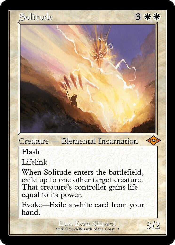 Image for Solitude (Retro Frame) (3) (Modern Horizons 2) - Magic: The Gathering