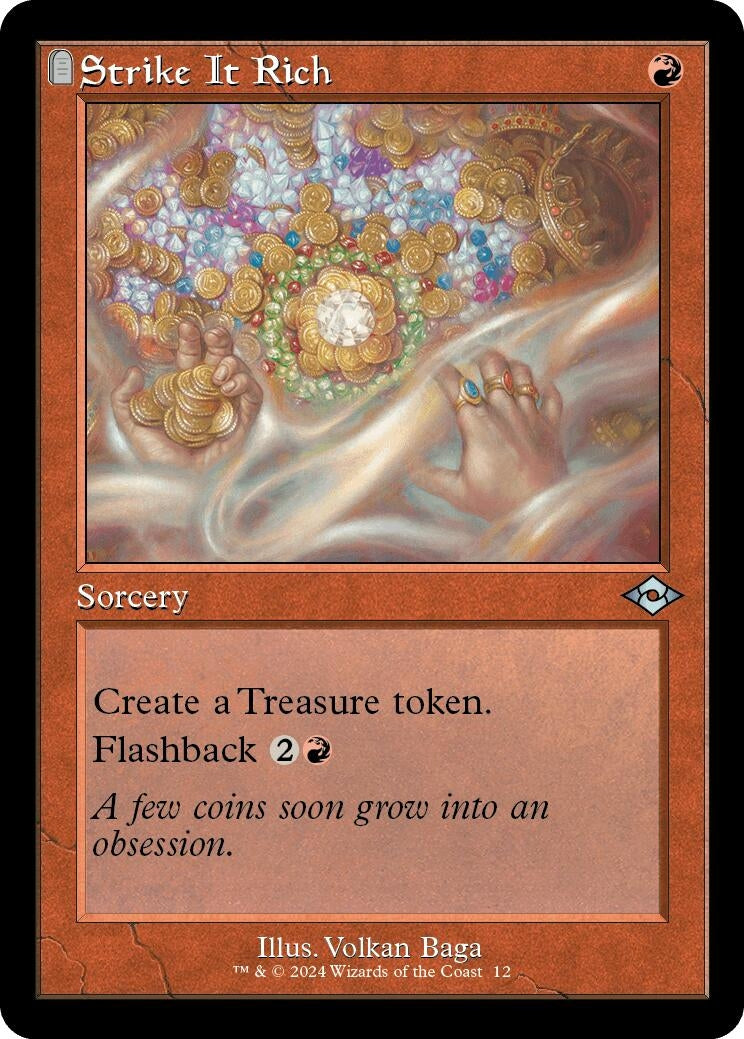 Image for Strike It Rich (Retro Frame) (12) (Modern Horizons 2) - Magic: The Gathering