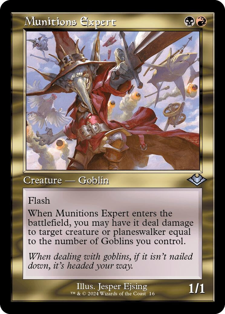 Image for Munitions Expert (Retro Frame) (16) (Modern Horizons) - Magic: The Gathering