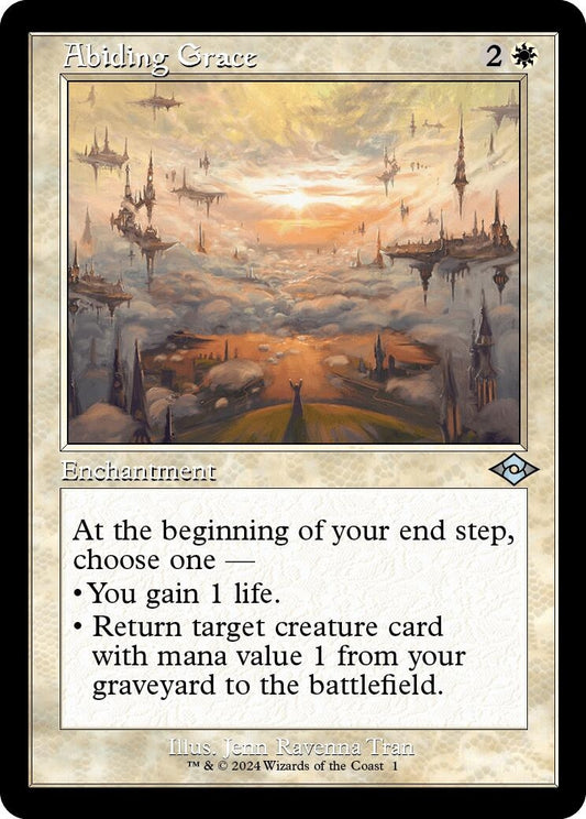 Image for Abiding Grace (Retro Frame) (1) (Modern Horizons 2) - Magic: The Gathering