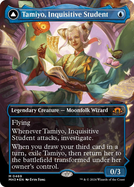 Image for Tamiyo, Inquisitive Student (Borderless) (Textured Foil) (469) (Modern Horizons 3) - Magic: The Gathering